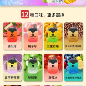 VAPOR STORM 風暴7500口 超大容量性拋棄式 一次性電子煙 可充電