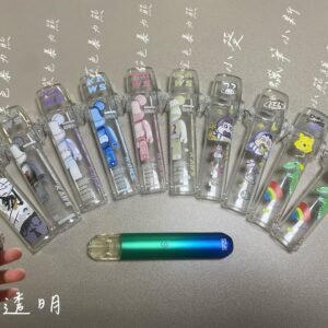一代主機通用保護套 防摔 可愛卡通印花 透明 （帶鏈條）🍬台灣現貨